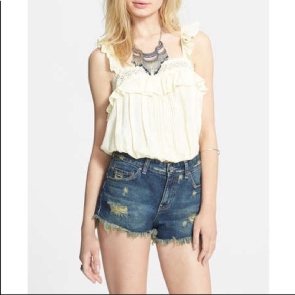 Free People Tops - FREE PEOPLE Ruffle Tank